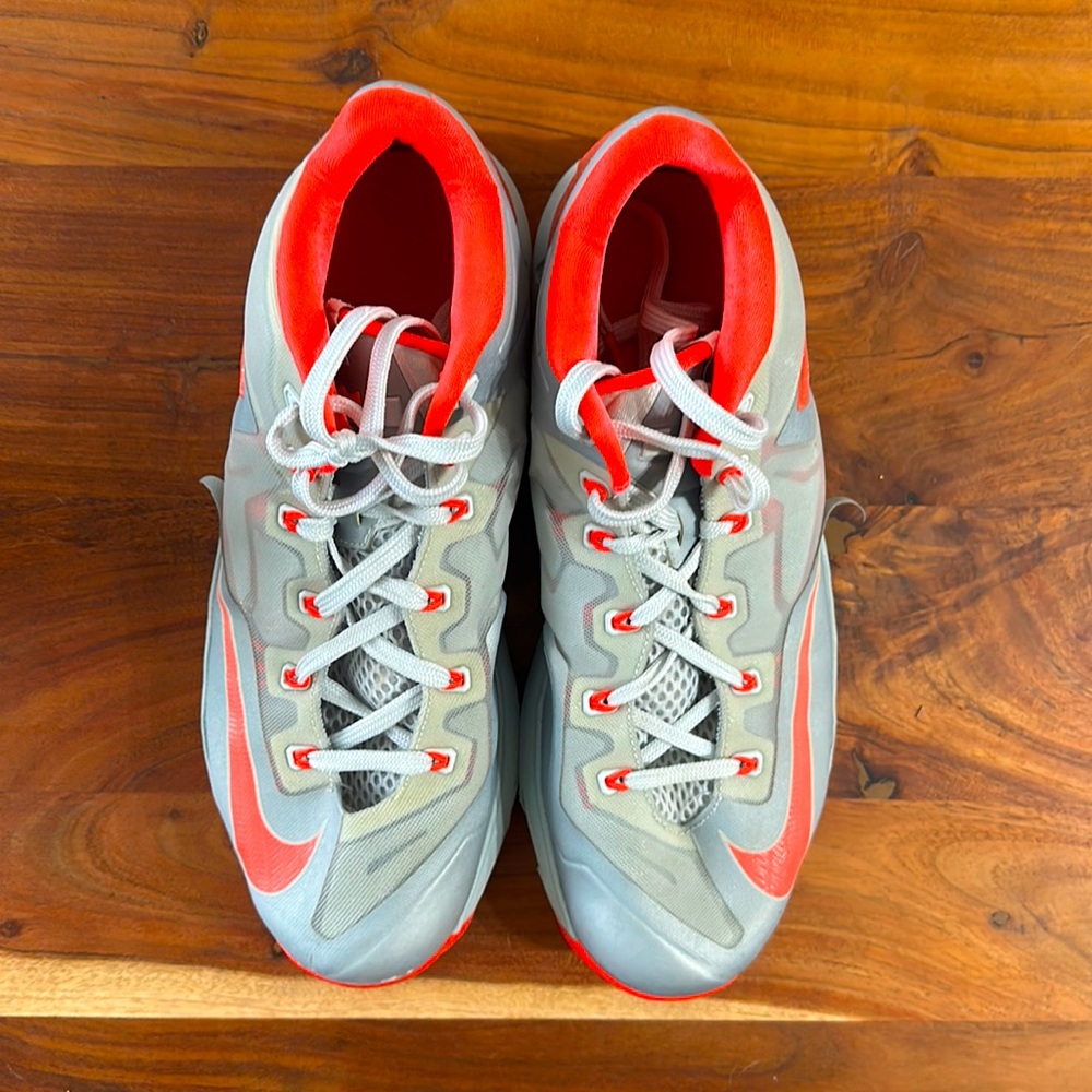 Nike LeBron 11 Low Laser Crimsons